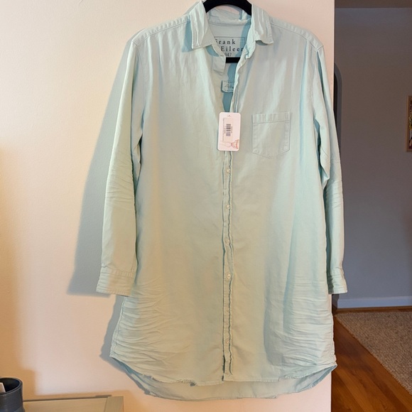 Frank & Eileen Mary Classic Shirtdress in Famous Denim Seaglass